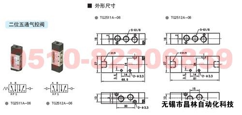 TG2511A-06   TG2512A-06    TG2521A-08      氣控閥