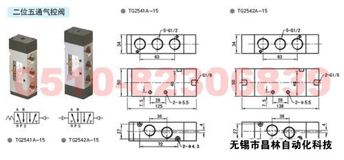 TG2511A-06   TG2512A-06    TG2521A-08      氣控閥