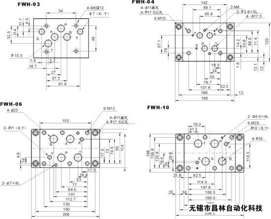 FWH-03  FWH-04  FWH-06 FWH-10 電液換向閥/液控?fù)Q向閥 