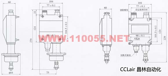 YWK-50 YWK-50C YWK-50-C 壓力控制器 