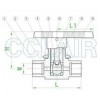 Q11SAF-64，內螺紋球閥