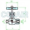 QJ-2，氣動管路截止閥