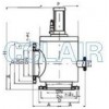 GDQ-J50，GDQ-J63，GDQ-J80，GDQ-J100，氣動高真空擋板閥