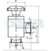 GD-J50，GD-J63，GD-J80，GD-J100，高真空擋板閥
