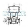 GUQ-10(KF)，GUQ-16(KF)，GUQ-25(KF)，GUQ-32(KF)，氣動高真空球閥