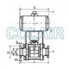 GUQ-10(F)，GUQ-16(F)，GUQ-25(F)，GUQ-32(F)，GUQ-40(F)，氣動高真空球閥