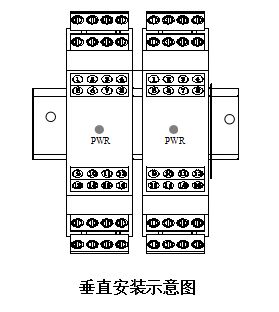 垂直安裝示意圖