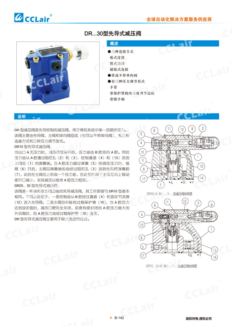 DR 30型先導式減壓閥-1 