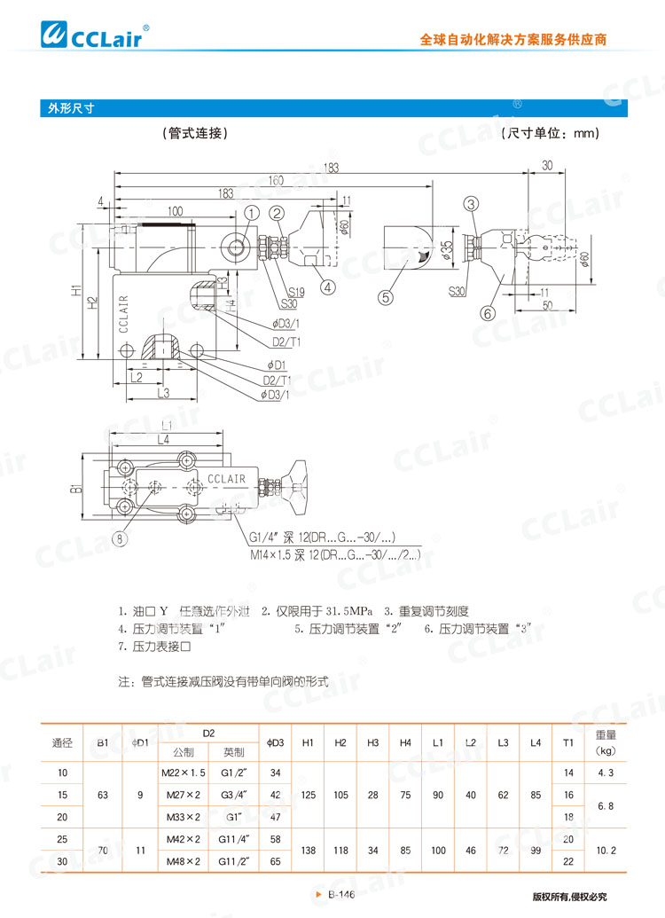 DR 30型先導式減壓閥-5 