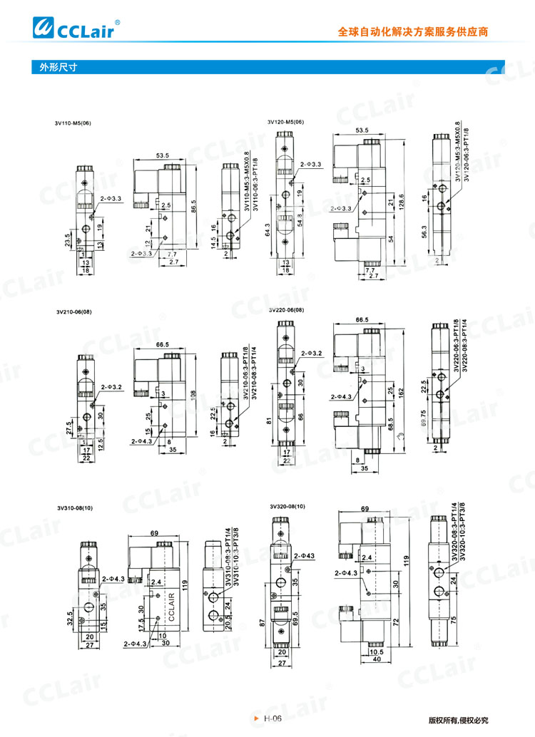 3V系列電磁閥 3A系列氣動閥-2