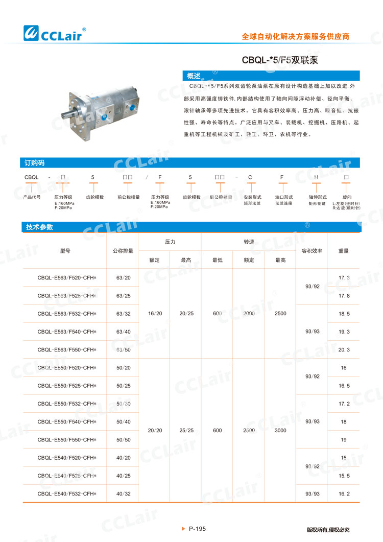 CBQL- 5、F5雙聯(lián)泵-1