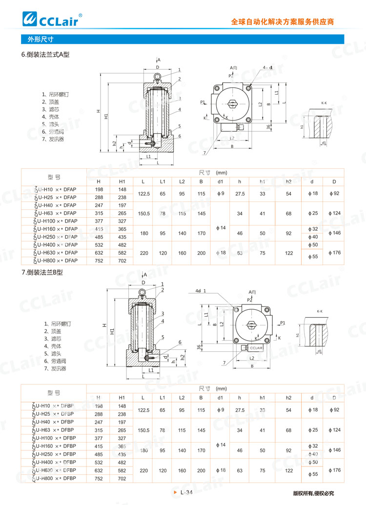 ZU-H、QU-H系列壓力管路過濾器-6