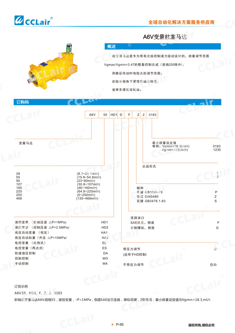 A6V變量柱塞泵馬達-1