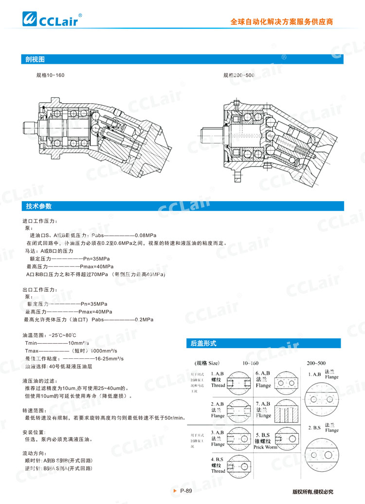 A2F定量柱塞泵 馬達-2