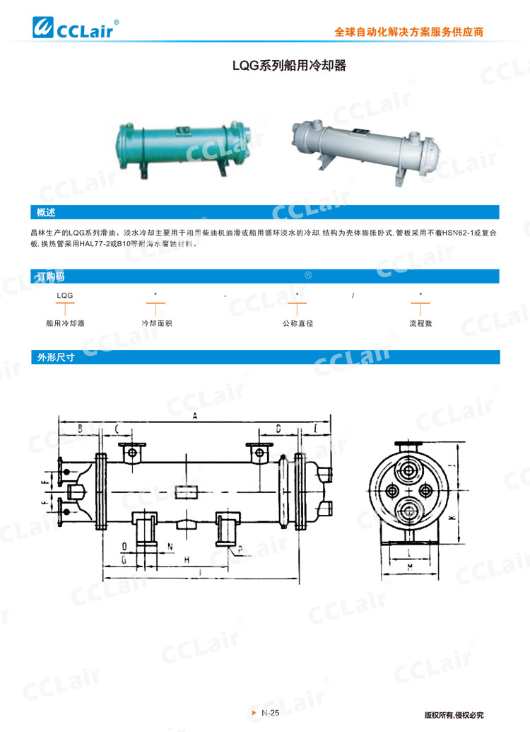 LQG系列船用冷卻器-1