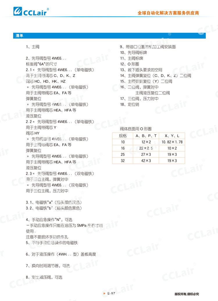 WEH,WH型電液換向閥,液控換向閥-19 