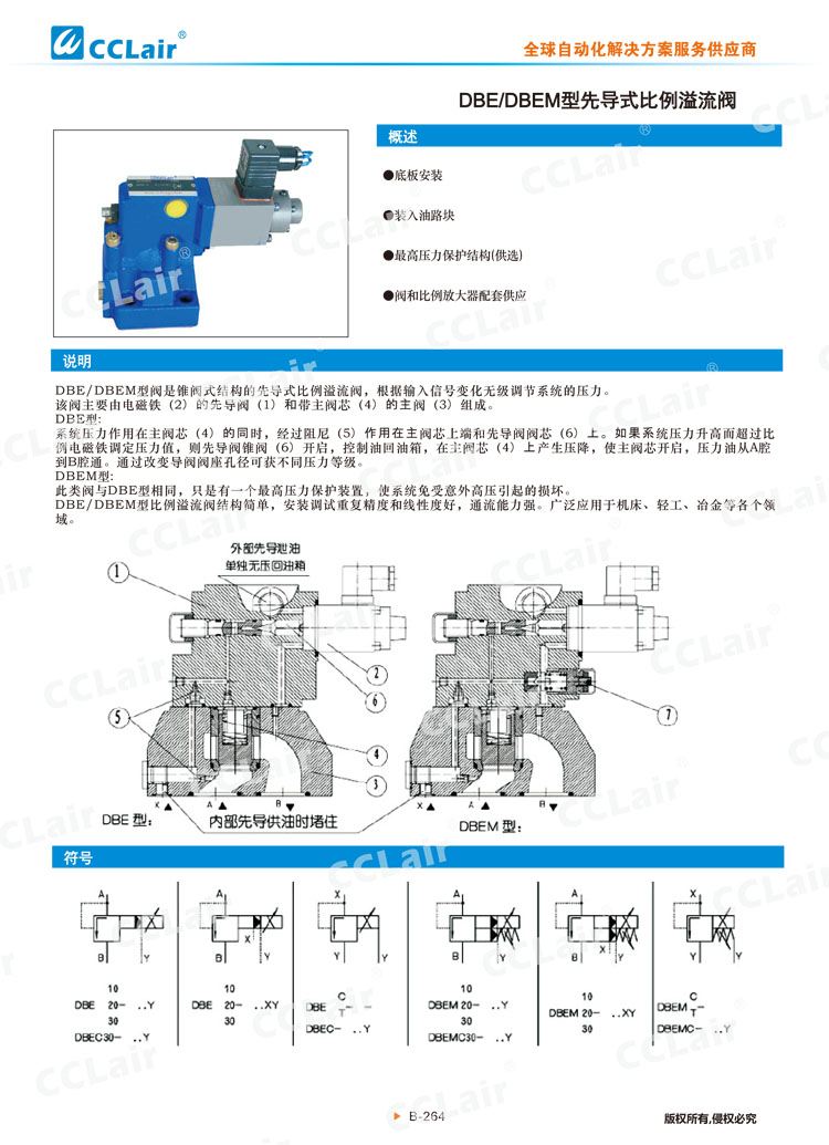 DBE、DBEM型先導(dǎo)式比例溢流閥-1