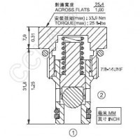 Northman臺灣北部精機,單向閥CV10-20-05-N,CV10-20-05-V,CV10-20-30-N,CV10-20-30-V,CV10-20-50-N,CV10-20-50-V