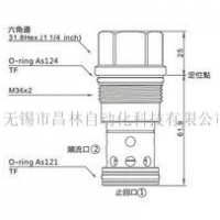 CX6D-T16A-XAN,CX6D-T16A-XBN,CX6D-T16A-XDV,CX6D-T16A-XEV,CX6D-T16A-XCN,CX6D-T16A-XDN,CX6D-T16A-XEN,CX6D-T16A-XAV,CX6D-T16A-XBV,CX6D-T16A-XCV,單向閥(口2通口1自由流)