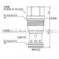 CX6A-T16A-XAN,CX6A-T16A-XCN,CX6A-T16A-XBV,CX6A-T16A-XEV,CX6A-T16A-XBN,CX6A-T16A-XDN,CX6A-T16A-XEN,CX6A-T16A-XAV,單向閥(口1通口2自由流)