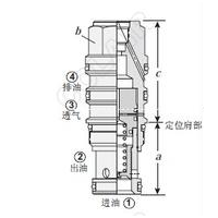 RVCD-8WN,RVED-8WN,RVGD-8WN,RVID-8WN,RVCD-8DN,RVED-8DN,RVGD-8DN,RVID-8DN,導壓操作平衡活塞,透氣型外部排油帶T-8A插孔泄壓閥