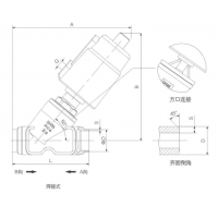 DIN11580-1/2/3,ISO4200/20371,DIN3239,ASME-BPE，焊接不銹鋼和鋁氣缸角座閥