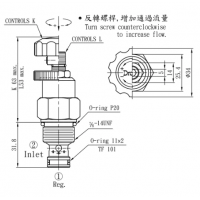 CNC-102-L2.0N，CNC-122-L2.0N流量閥集流閥