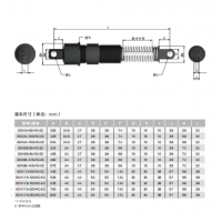 BDK64-50/100/150 BDK85-50/90/125/165，大型可調(diào)節(jié)液壓緩沖器BDK4225~115250