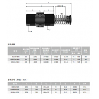 BDE64-50/100B，LEBDE64-50B，BDE64-50/100,LEBDE64-50，大型可調(diào)節(jié)液壓緩沖器BDE6425-64150