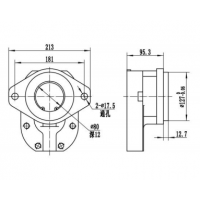 MF7600-A/B/C-1-SG-80/100/125/150-S MF7600-A/B/C-2-SG-165/180/200-SMF7600齒輪馬達